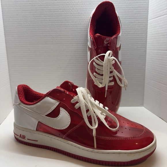 Nike Air Force 1 Premium Low Fantastic 4 Invisible MEN'S 13HTF‎ Rare Red White